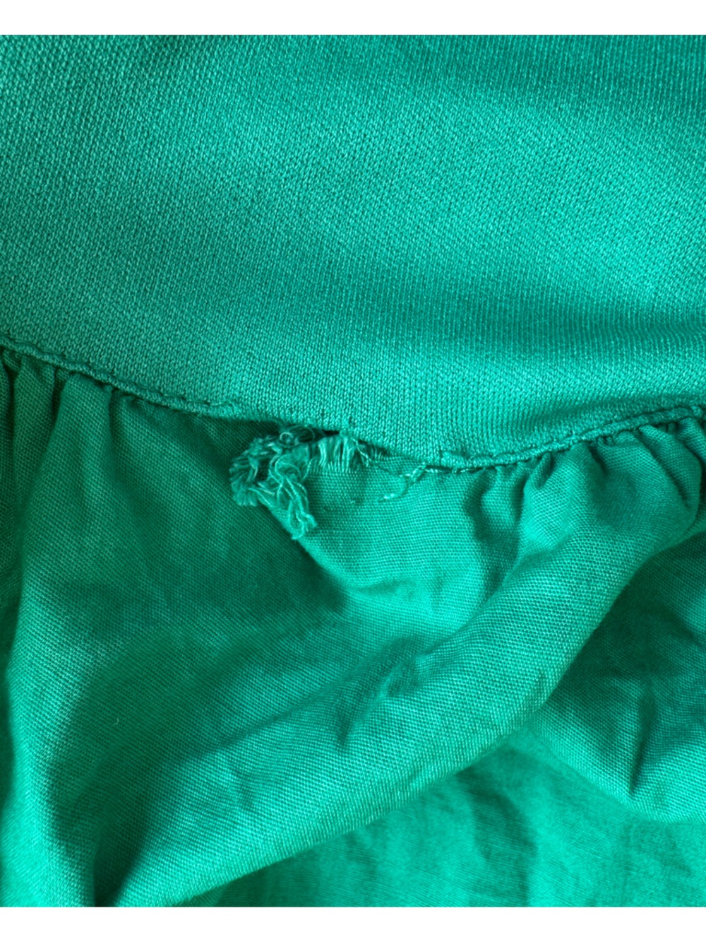 Monteau Los Angeles Bubble Hem Green Midi Dress Spaghetti Straps with Pockets L - Picture 16 of 16